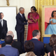 Image for article titled Obamas Return to White House for Official Portrait Unveiling